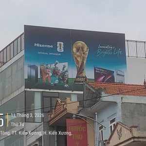 Thi công biển tại bạt tại Thái Bình