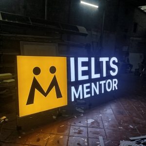 Thi công biển chữ nổi Mielts MenTor tại Nam Định - Ninh Bình
