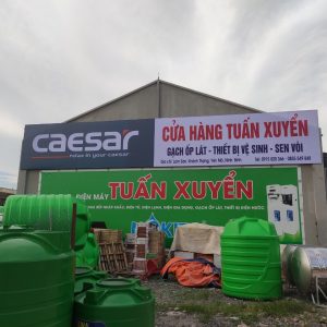 Thi công biển bạt cửa hàng Tuấn Xuyển Ninh Bình