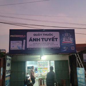 Thi công biển quầy thuốc Ánh Tuyết tại Xuân Trường, Nam Định