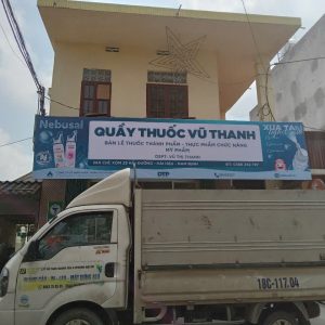 Thi công biển quầy thuốc Vũ Thanh tại Hải Hậu - Nam Định